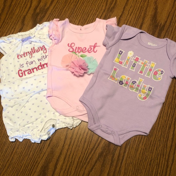 baby girl graphic onesies